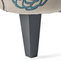 Mirod Comfy Arm Chair With Tufted Backmodern For Living Room, Bedroom And Study White Multi Fabric