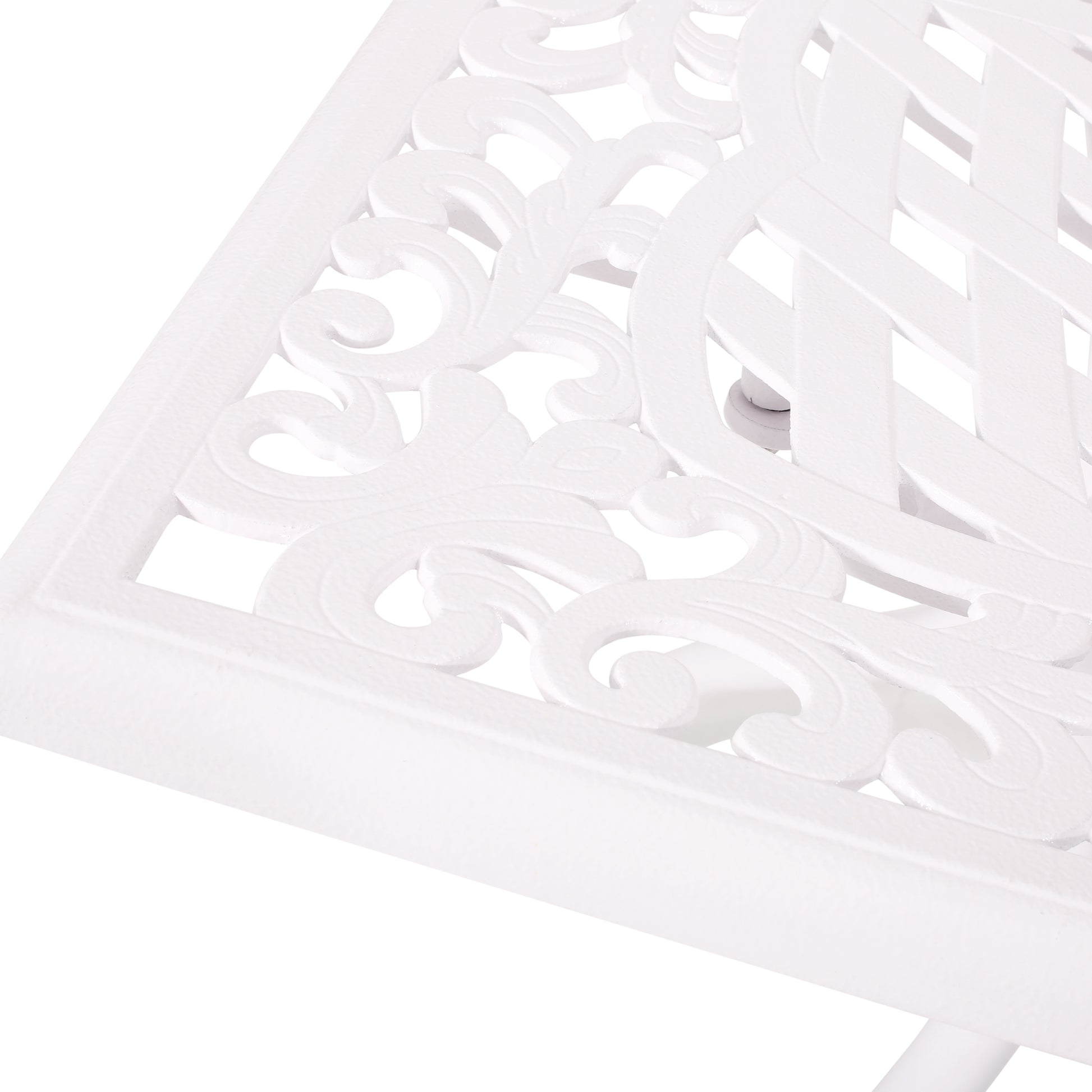 Phoenix Rectangle Table White Aluminium