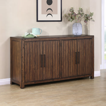 Auburn Server Dark Brown Dark Brown Wood
