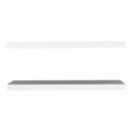 Floating Shelf Dallas, Living Room, White White Particle Board Engineered Wood