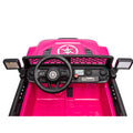 Pink,24V 2 Seater Ride On Truck Car, 4Wd Motors, With 2.4G Remote Control,Metal Suspension,Soft Start,Music, Led Light,Outdoor Off Road Electric Car,Toys Gifts Pink 100 149 Lbs Iron Plastic Iron