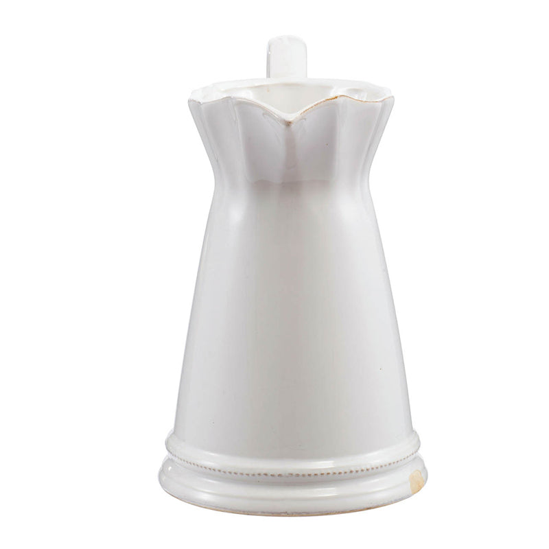 2 Pack Maisie Pitcher, 8.5X6X9" White Porcelain