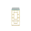 Console Table Stainless Steel Glass,Meal Side Table Golden Clear Bs 02 Golden,Transparent Primary Living Space Modern Stainless Steel