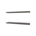 Grey Floating Shelf 2 Or Less Grey Floating Horizontal Primary Living Space Open Back Wood Modern Wall Mounted Particle Board