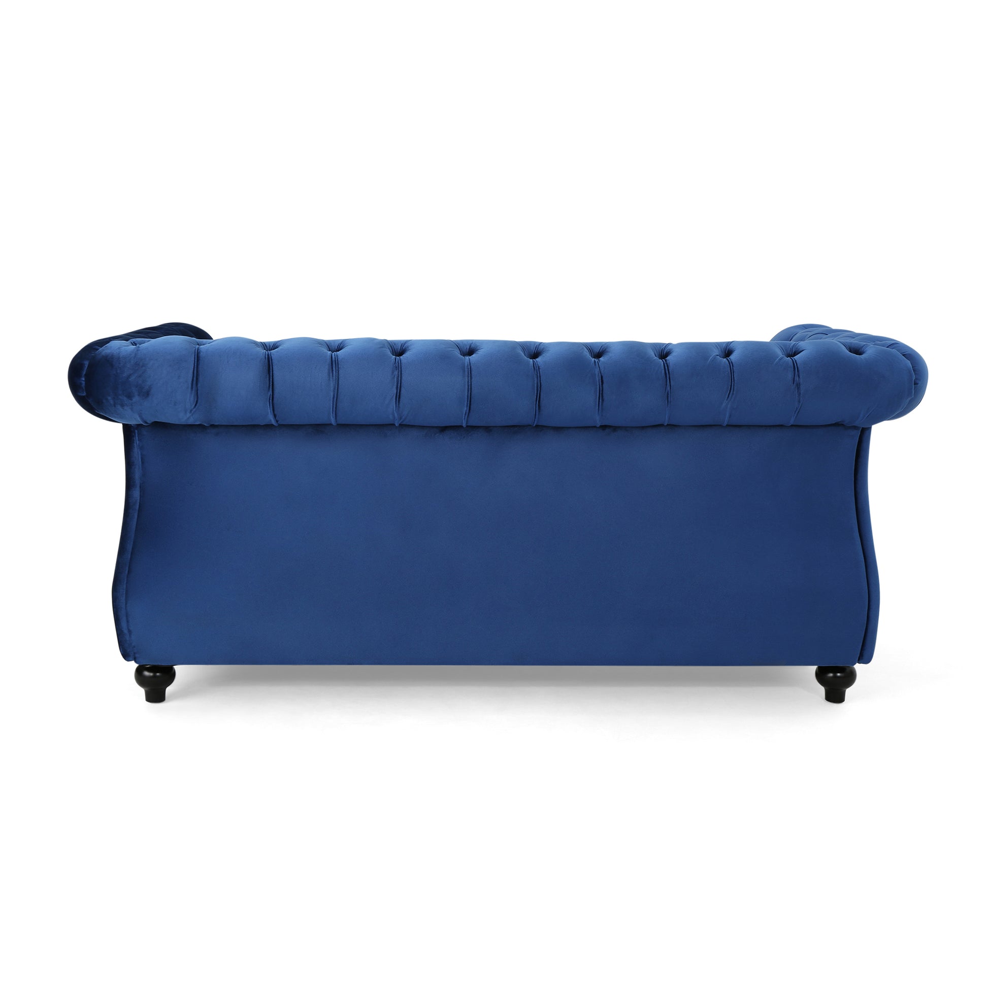 Seat Sofa Navy Blue Velvet