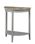 Justino Natural Oak & Gray Finish Console Table Gray,Oak Synthetic Wood