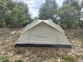 Camping Dome Tent Is Suitable For 2 3 People, Waterproof, Spacious, Portable Backpack Tent, Suitable For Outdoor Camping Hiking Ivory Casual Oxford Fabric