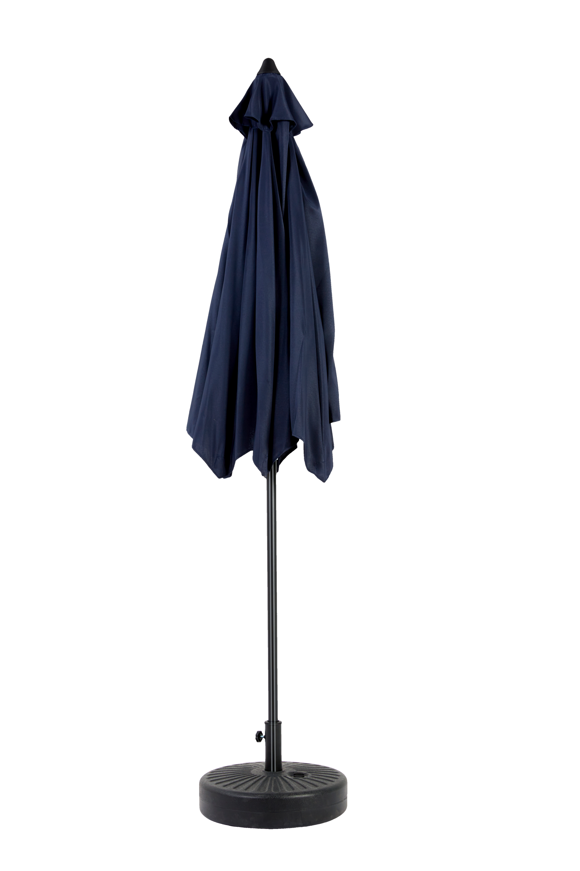 9Ft Outdoor Patio Umbrella Outdoor Table Umbrella With Push Button Tilt And Crank, Market Umbrella 6 Sturdy Ribsdeck, Backyard, Pool Base Not Included Navy Blue Navy Blue Garden & Outdoor Steel