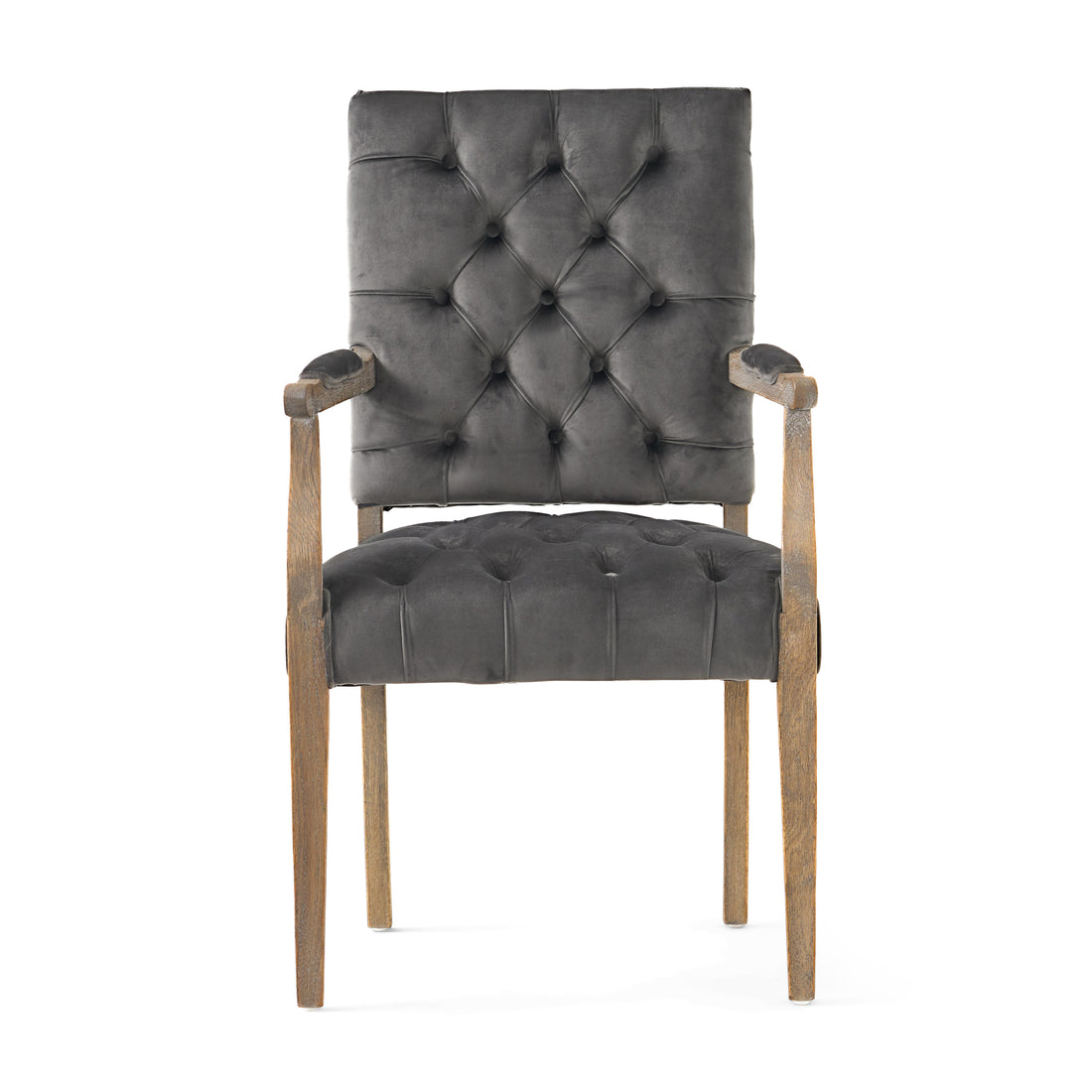 Arm Chair Charcoal Velvet