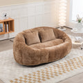 Coolmore Bean Bag Sofa Lazy Sofa Durable Comfort Lounger High Back Bean Bag Chair Couch For Adults And Kids, Indoor & Outdoor, Accent Floor Soft Lounge Chair Coffee Chenille Coffee Foam Chenille 2 Seat