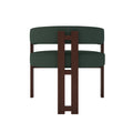 Coolmore Modern Accent Chair Teddy Upholstered Armchair With Open Back 3 Legs Barrel Dining Chair Comfy Side Chair For Living Room Bedroom Dining Room Set Of 2 Emerald Emerald Primary Living Space