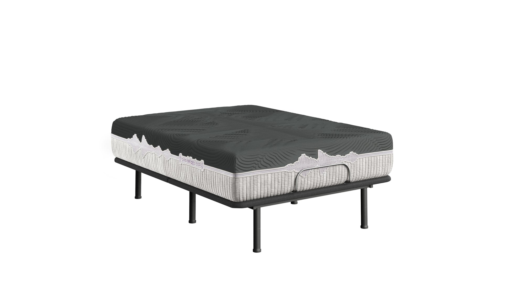 Goodvibesleep 11.5 Inch Calm Hybrid Foam And Coil Mattress, Queen Size Gray Foam Spring Queen