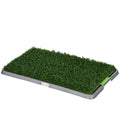 Pawhut Dog Grass Pad With Tray, 26