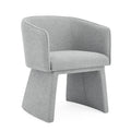 Modern Style Simple And Elegant Chair, Grey Leisure Chair, Suitable For Dining Bedroom Living Room Reception Desk Assembly Required Grey Grey Foam