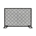 Fire Screen Black Gold Iron