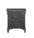 Louis Philippe Dark Gray Nightstand Dark Gray Synthetic Wood