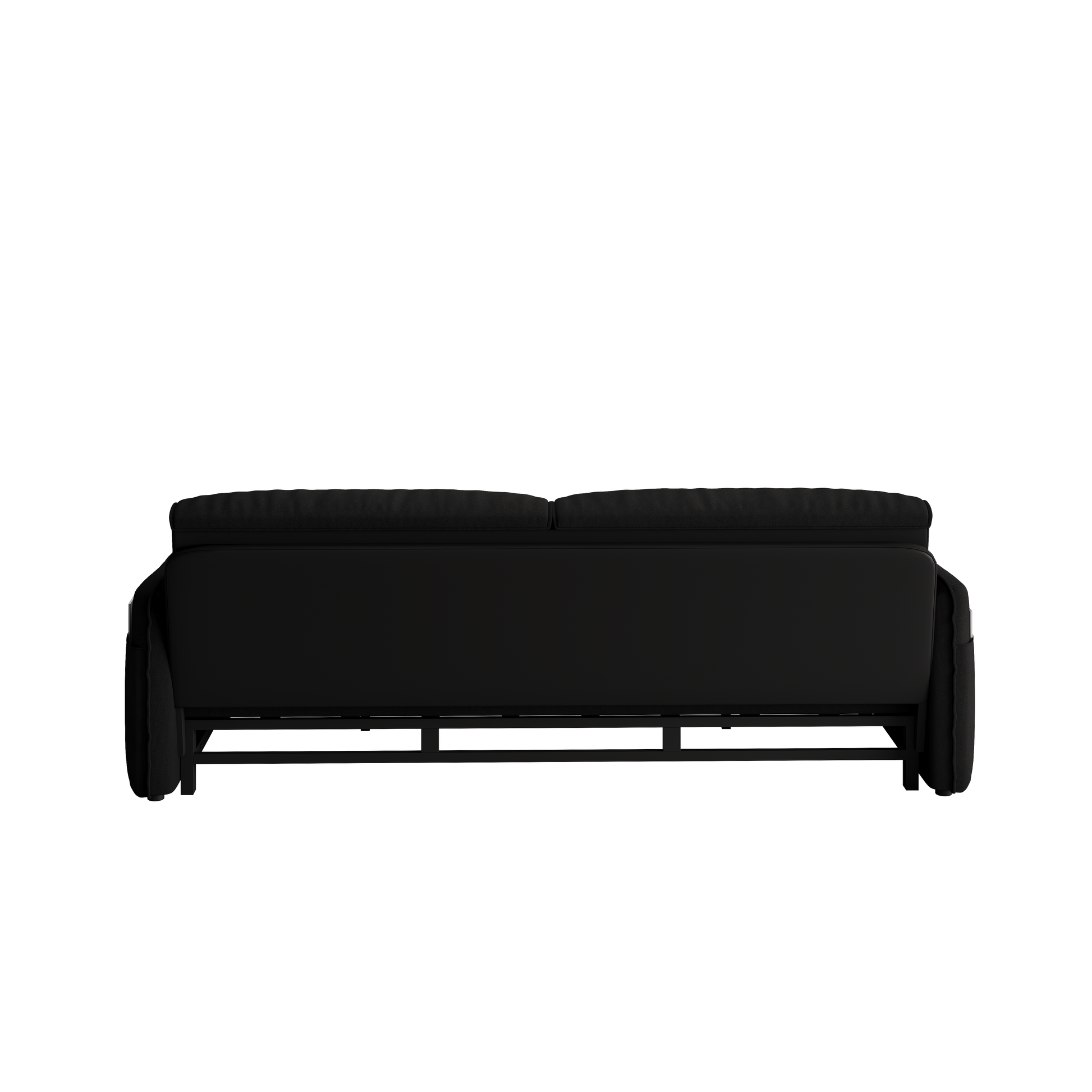 63.8" Queen Pull Out Sofa Bed, 3 In 1 Convertible Sleeper Sofa With Side Storage,Multi Functional Velvet Loveseat Bed For Living Room,Bedroom,Apartment,Office,Black Old Sku:W1885P151441 W1885P154638