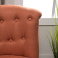 Bordeaux Tuft Chair Orange Fabric