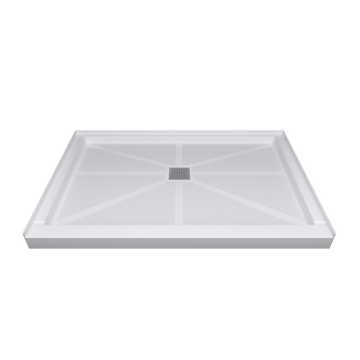 Glasstone Shower Base Smc Solid White Finish 4832 White Bathroom Stainless Steel