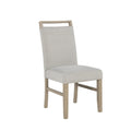 Vanilla Light Grey Dining Chair Solid Light Grey Dining Room Foam Wipe Clean Square Modern Side Chair Rubberwood Solid Back 1 Foam Rubber Wood