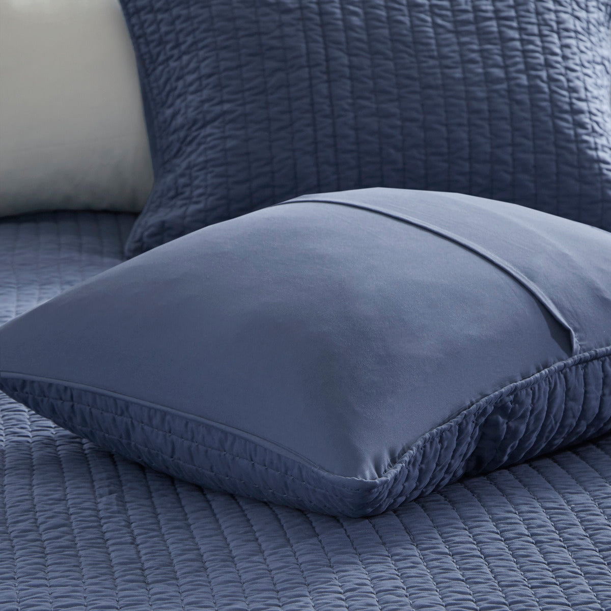 2 Piece Quilt Set Navy Twin Twin Xl Twin Navy Cotton