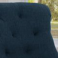 Office Chair Navy Blue Fabric