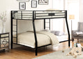 Sandy Black Bunk Bed Black Bedroom Contemporary Metal