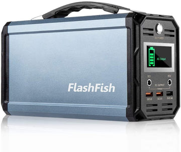 300W Portable Power Station Black Metal