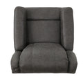 Glider Recliner With Swivel Slate Microfiber