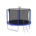 8Ft Trampoline Blue Blue Metal