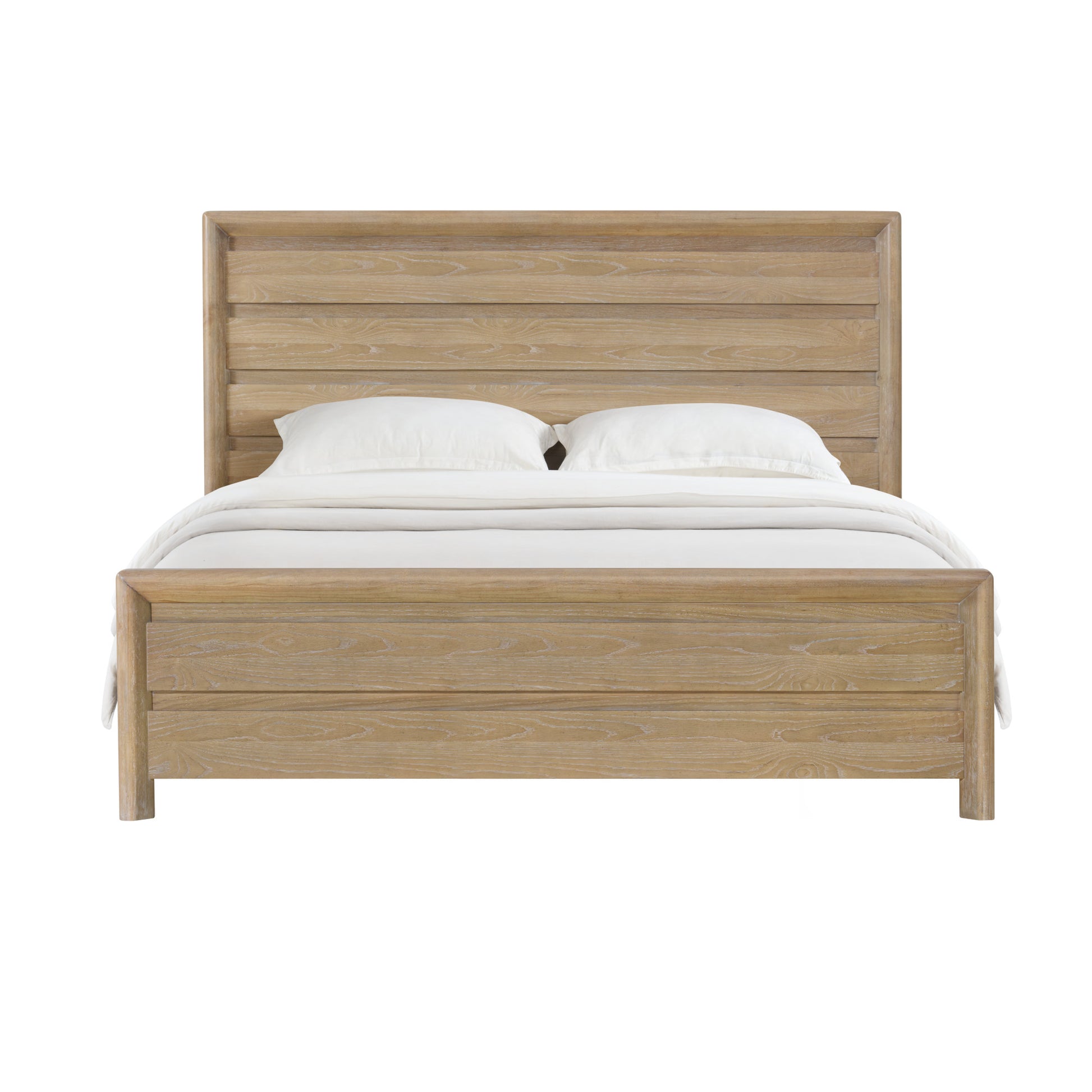 C Tan Queen Panel Bed Queen Tan Solid Wood