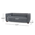 Seat Charcoal Fabric 3 Seat
