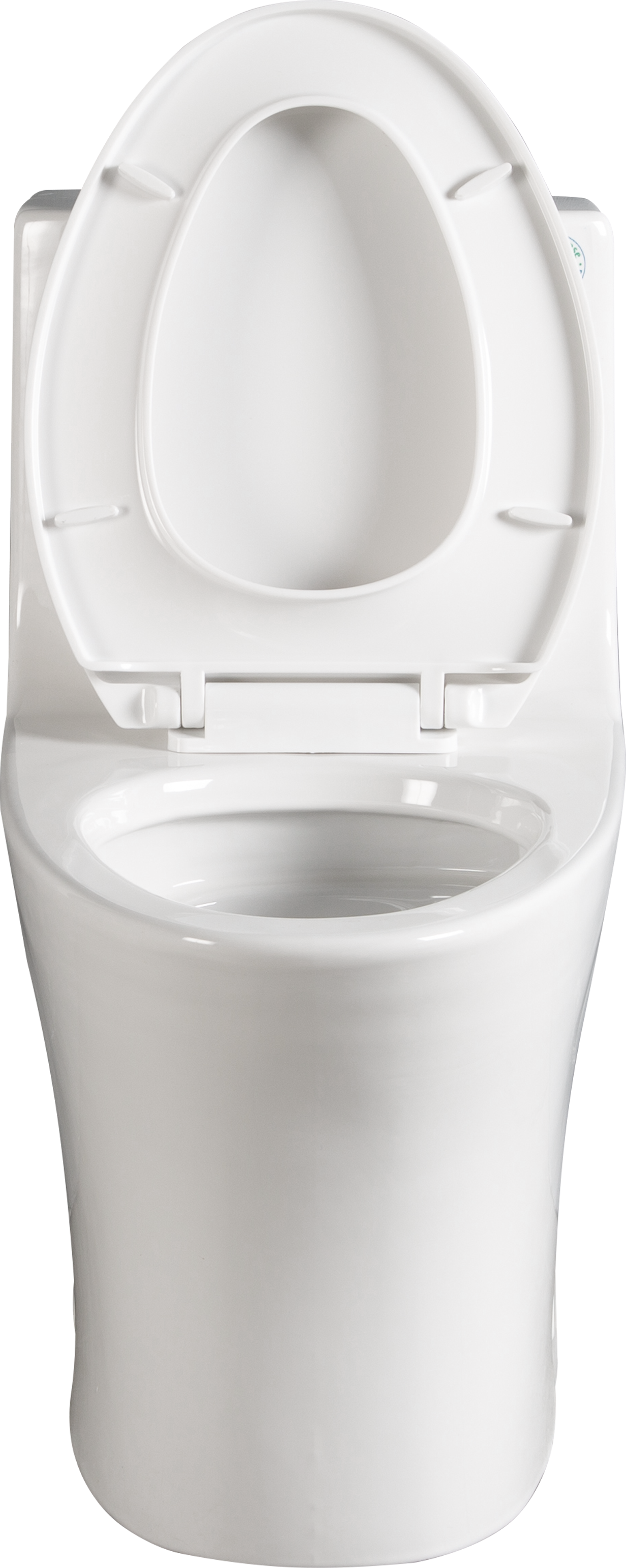 1.1 1.60 Gpf Dual Flush One Piece Toilet, Water Saving Elongated Comfort Height Floor Mounted, Soft Closing Seat, 1000 Gram Map Flushing Score Toilet, Glossy White 23T02 Gw White Ceramic