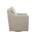 Swivel Armchair Natural Polyester