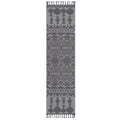 Naar Guros Collection 2X8 White Gray Traditional Indoor Outdoor Area Rug White Gray Polypropylene