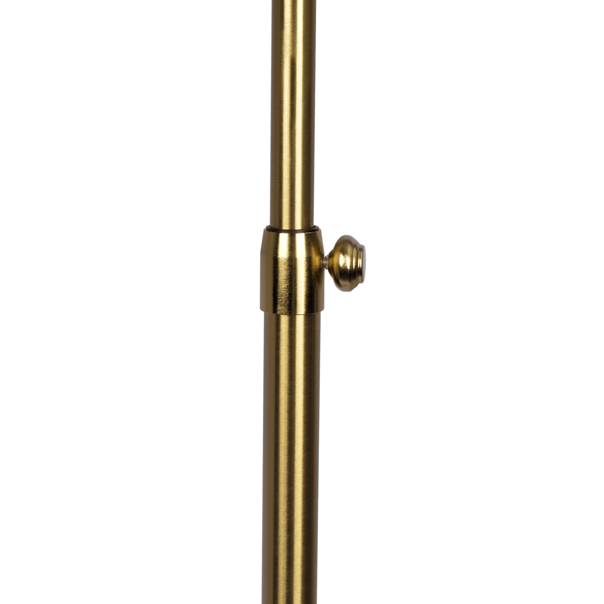 Verve Brassed Gold Floor Lamp With On Off Switch Adjustable Led Round Base Gold Table&Floor Lamps Led Brass,Metal