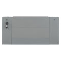 Full Size Murphy Bed Wall Bed With Drawer And Rattan Decoration With 2 Storage Cabinets, One Set Of Sockets & Usb Ports, Pulley Structure Design, Gray Full Gray Plywood