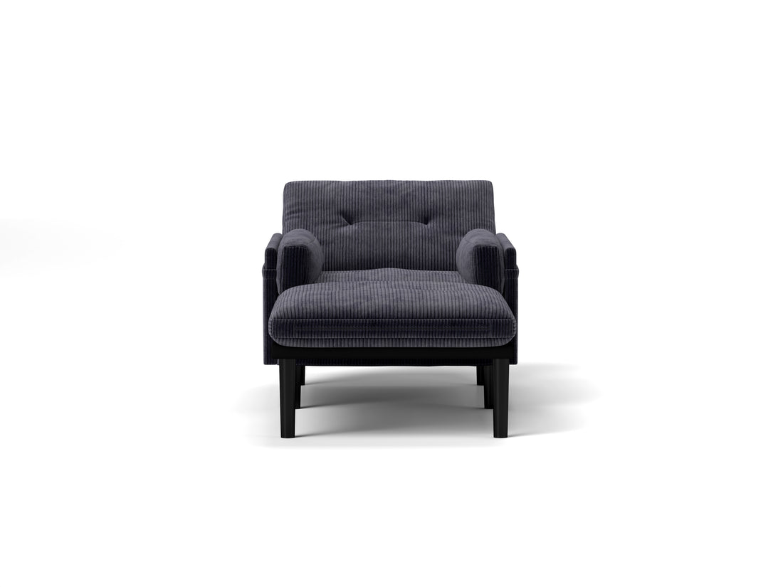 Grey Sofa Chair With Recline Fuction Grey Velvet Metal Primary Living Space Medium Soft Loose Back Pillow Top Arms Foam Fabric Metal 1 Seat