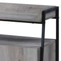 Samiya Gray Oak & Black Finish Tv Stand Gray 40 49 Inches Synthetic Wood