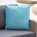 Coronado Square Pillow Teal Fabric