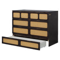 Full Size Murphy Bed With Large Drawers,Espresso Full Espresso Plywood