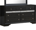 Madrid G02350 D Dresser Black Wood