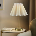 Tap Control And Dimmable Accent Table Lamp With Power Outlet Gold See Below Gold Iron
