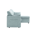 United Modular Sectional Sofa L Shaped Modular Couch With Reversible Chaise Modular Sofa Sectional Couch With Storage Seats Mint Green Chenille 3 Seat