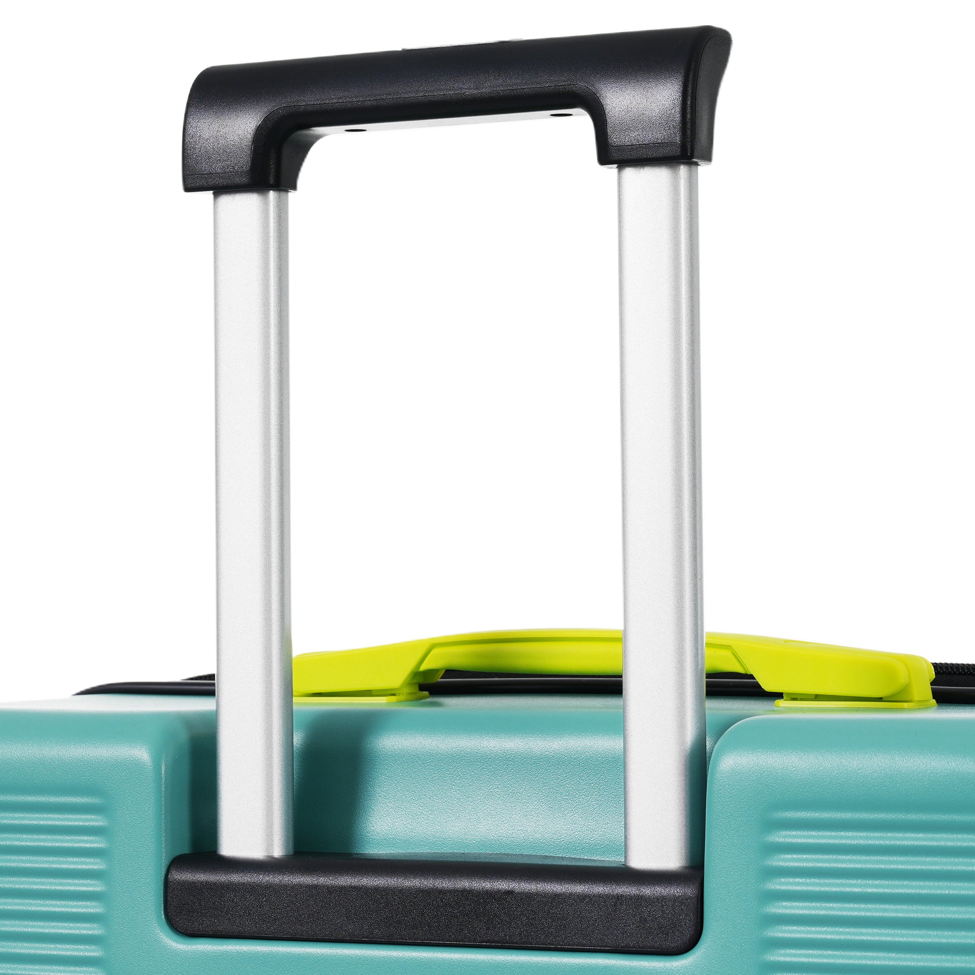 Hardshell Luggage Sets 3 Pcs Contrast Color Suitcase With Spinner Wheels And Tsa Lock 20" 24" 28" Available Teal Blue Abs