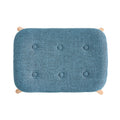 Contour Chair Set Blue Fabric
