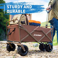 4 Folding Campers Black Brown Metal