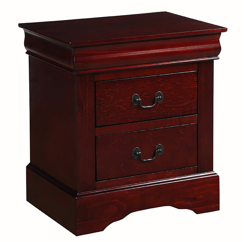 Cherry 2 Drawer Nightstand Cherry 2 Drawers Drawers Wood