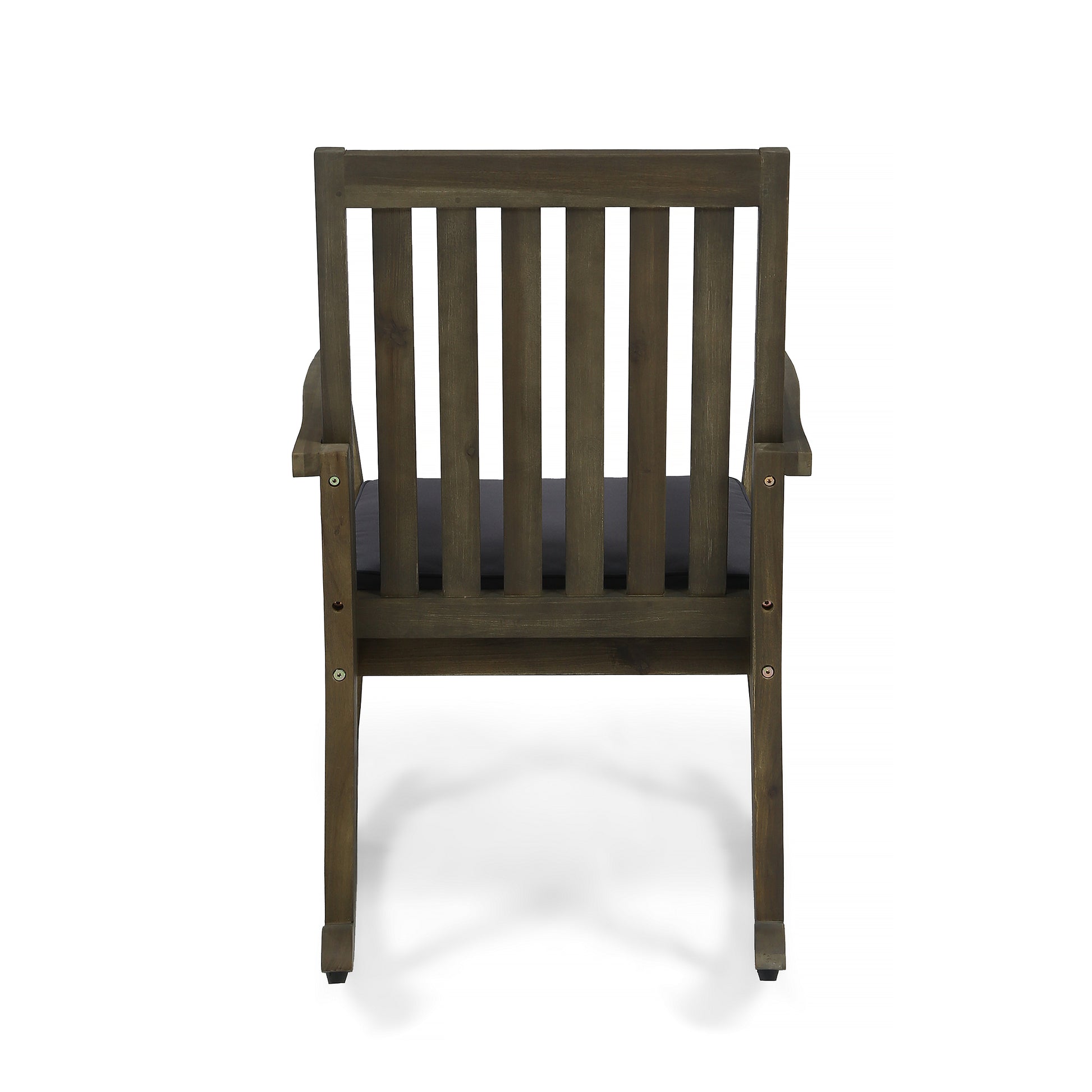 Montrose Rocking Chair Dark Grey Acacia Wood
