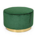 Swivel Ottoman Emerald Altay Velvet